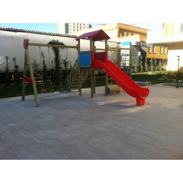 Ahşap Çocuk Oyun Parkı ile Modern Oyun Alanları