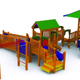 Ahşap Engelsiz Oyun Parkı